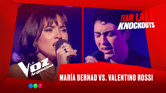 María Bernad vs. Valentino Rossi - Team Lali - Knockouts - La Voz Argentina 2025