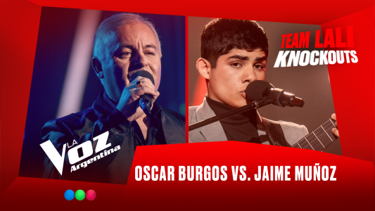 Oscar Burgos Espinoza vs. Jaime Muñoz Cantos - Team Lali - Knockouts - La Voz Argentina 2025