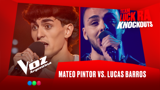 Mateo Pintor vs. Lucas Barros - Team Luck Ra - Knockouts - La Voz Argentina 2025