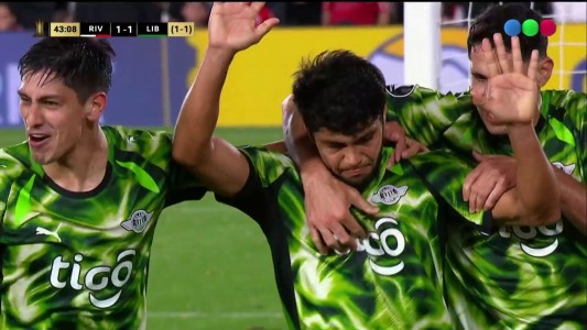 Ley del ex con el gol de Rojas para el 1-1 - River vs. Libertad - Libertadores 2025