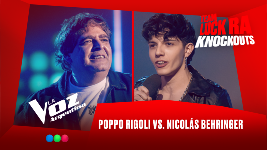 Poppo Rigoli vs. Nicolás Behringer - Team Luck Ra - Knockouts - La Voz Argentina 2025