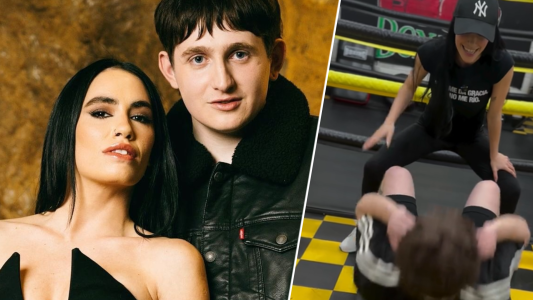 Lali "fajó" a Dillom en la previa de sus shows en Vélez: "¿Sos una popstar?"