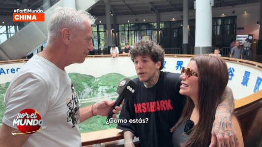 Marley desafió a Alex y Charlotte Caniggia a una prueba de idiomas