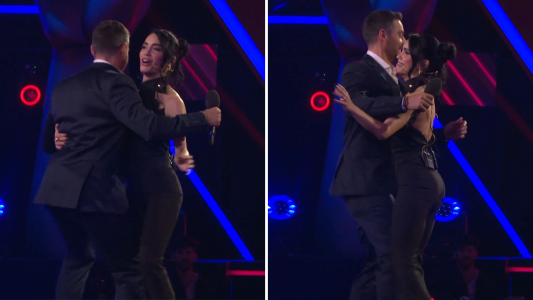 La divertida reacción de Lali al intentar enseñarle a Nico Occhiato a bailar lambada