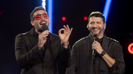 Violín, canto y baile: Nico Occhiato de verdad lo dio todo en el último programa de Playoffs