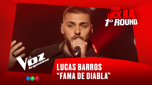 Lucas Barros - "Fama de diabla" - Team Luck Ra - 1° Round - La Voz Argentina 2025