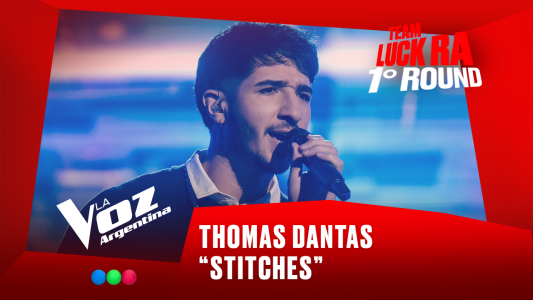 Thomas Dantas - "Stitches" - Team Luck Ra - 1° Round - La Voz Argentina 2025