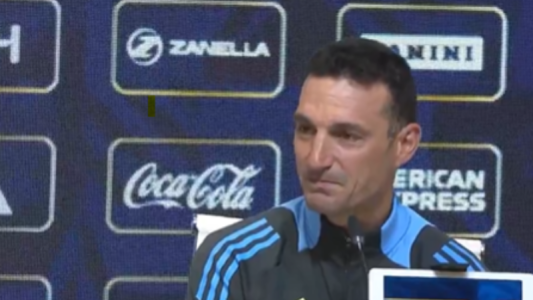 Llora uno, lloran todos: Scaloni se emocionó ante las lágrimas de un periodista por el posible "último partido de Messi en Argentina"