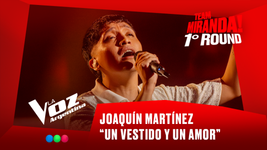 Joaquín Martínez - "Un vestido y un amor" - Team Miranda! - 1° Round - La Voz Argentina 2025