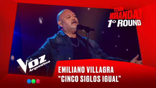 Emiliano Villagra - "Cinco siglos igual" - Team Miranda! - 1° Round - La Voz Argentina 2025