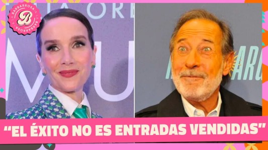 Natalia Oreiro contra Francella: "El éxito no es la cantidad de entradas vendidas"