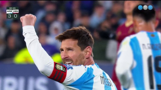 Argentina-Venezuela: Messi con el 3-0 en su despedida - Eliminatorias 2026