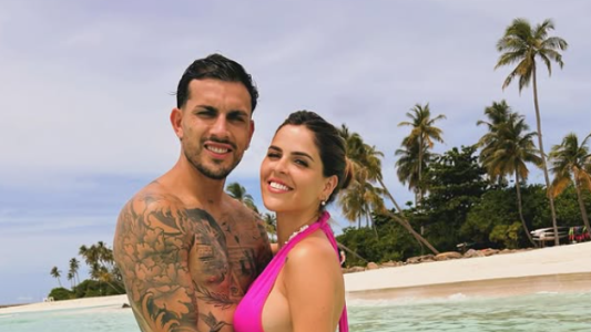 La reacción de Leandro Paredes y su esposa tras los rumores de affair con Evangelina Anderson