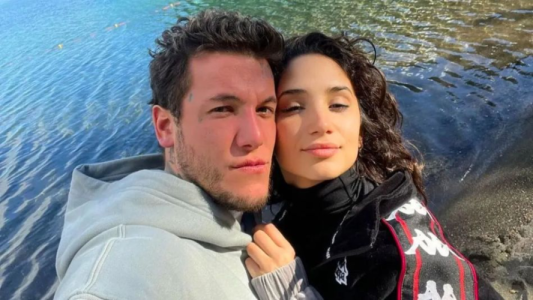 melody luz y alex caniggia separados viaje