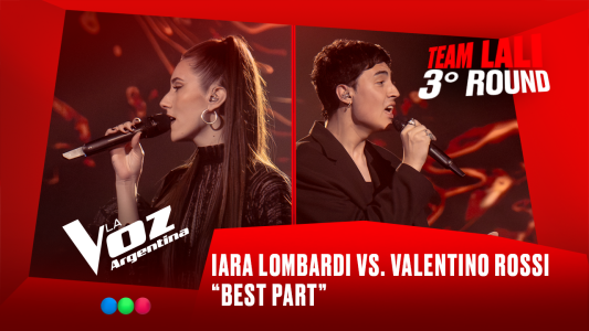 Iara Lombardi vs. Valentino Rossi - "Best part" - Team Lali - 3° Round - La Voz Argentina 2025