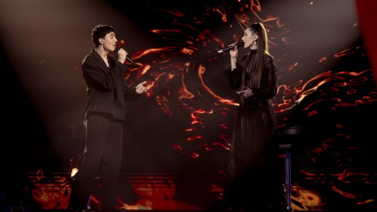 "El dúo perfecto": Iara Lombardi y Valentino Rossi impresionaron a todos