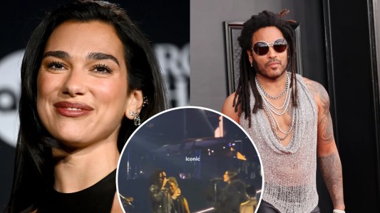 Lenny Kravitz llegó de sorpresa a un show de Dua Lipa en Nueva York