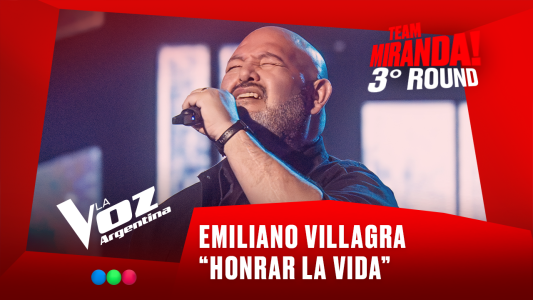 Emiliano Villagra - “Honrar la vida” - Team Miranda! - 3° Round - La Voz Argentina 2025