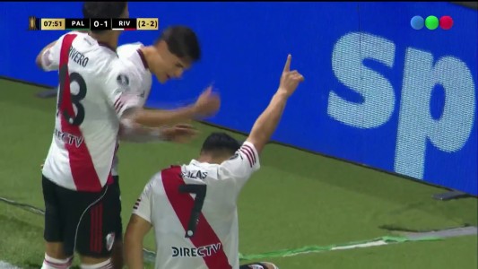 Palmeiras vs. River: gol de Maxi Salas para igualar la serie - Libertadores 2025