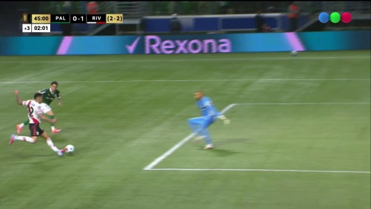 Palmeiras vs. River: Castaño se perdió un golazo que ponía al Millo arriba - Libertadores 2025