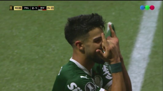 Palmeiras vs. River: Acuña fue expulsado y el Flaco López liquidó de penal - Libertadores 2025