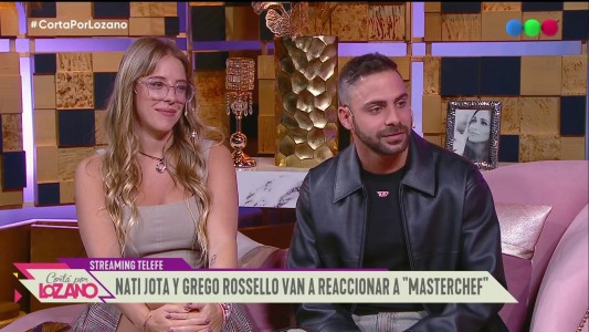 nati j y grego rosello en el react de masterchef celebrity