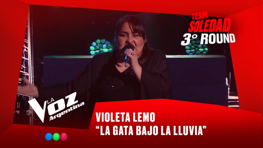 Violeta Lemo - "La gata bajo la lluvia" - Team Soledad - 3° Round - La Voz Argentina 2025