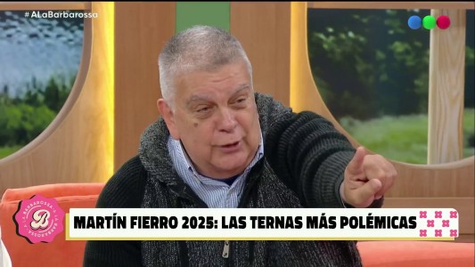Luis Ventura respondió en vivo por la no nominación de Georgina Barbarossa