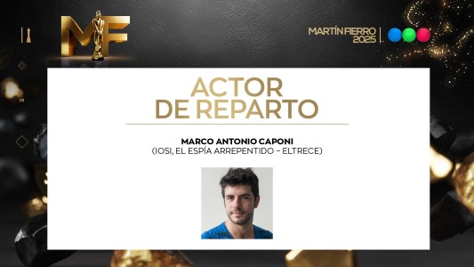 Mejor actor de reparto: Marco Antonio Caponi