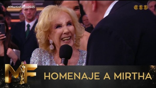 Martín Fierro a la Leyenda de la TV: Mirtha Legrand