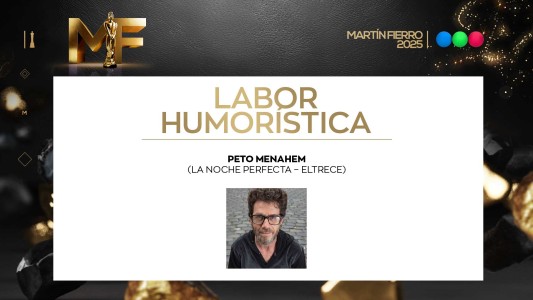 Mejor labor humorística: Peto Menahem