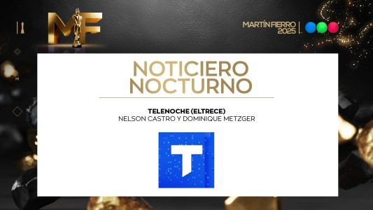 Mejor noticiero nocturno: Telenoche