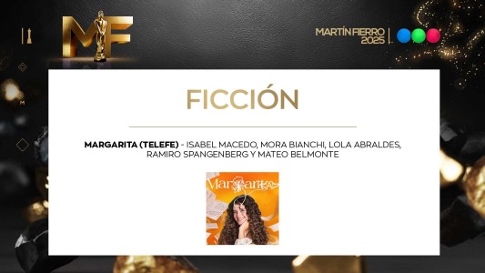 Mejor ficción: Margarita