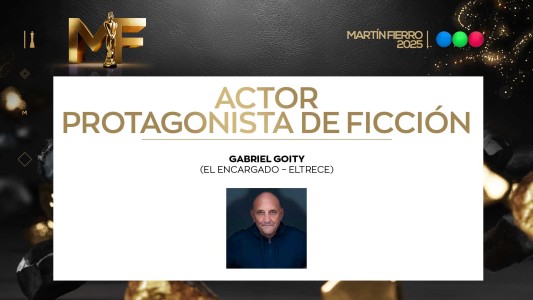 Mejor actor protagonista de ficción: Gabriel Goity