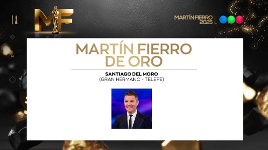 Martín Fierro de Oro: Santiago del Moro