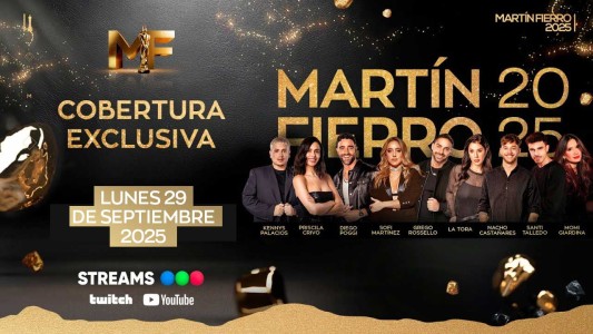 Premios Martín Fierro 2025: Cobertura Streams Telefe