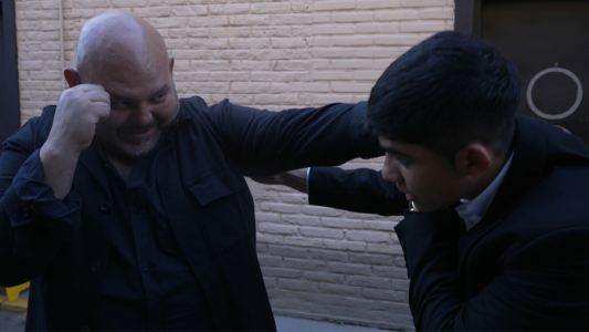 Jaime Muñoz le enseñó a boxear a Emiliano Villagra