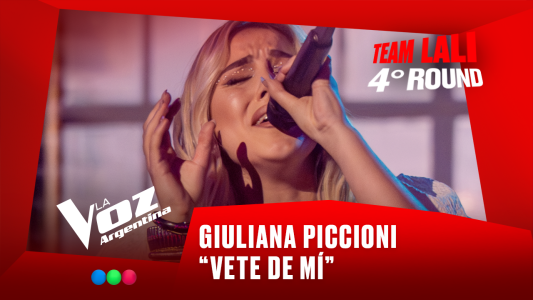 Giuliana Piccioni - “Vete de mí” - Team Lali - 4° Round - La Voz Argentina 2025