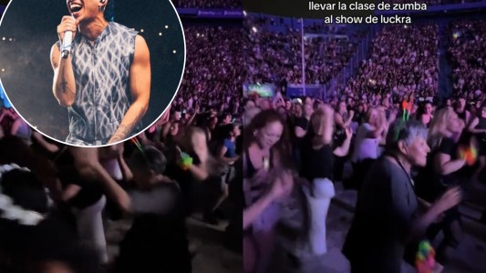 Fans de Luck Ra improvisaron una clase del zumba en pleno recital
