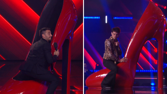 Nico Occhiato quiso imitar los movimientos de Alan Lez