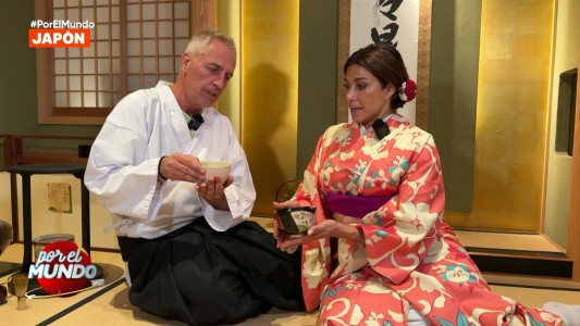 ¡Una ceremonia típica del té en Japón!