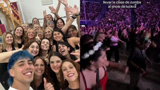 Bailaron zumba en el show de Luck Ra, se volvieron virales y recibieron la visita del cordobés en una de sus clases