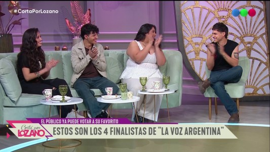 Alan Lez, Nicolás Behringer, Eugenia Rodríguez y Milagros Amud a horas de la final de La Voz Argentina 2025