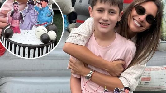 Spreen, Milo J y el luchador Santiago Ponzibbio: la particular tota de cumpleaños del hijo de Pampita
