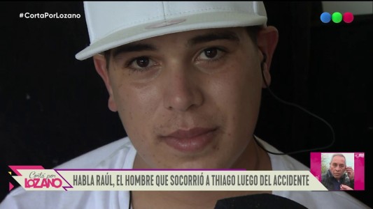 La frase de Thiago Medina que conmovió al hombre que lo asistió: “No me quiero morir, tengo dos nenas”