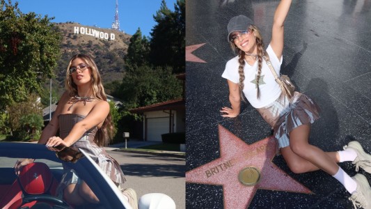 Juli Poggio, estilo y glamour en su viaje más icónico: "Y un día llegué a Hollywood"