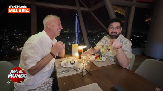 Damián Betular se despidió de Malasia a más de 420 metros de altura