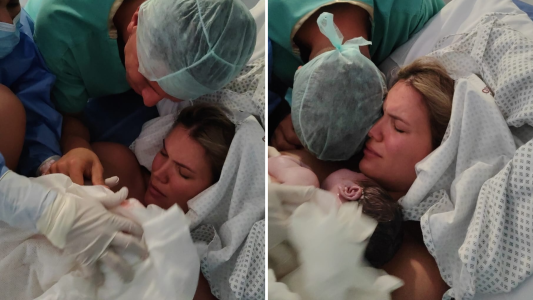 Nació Faustino, el hijo de Eva Bargiela y Gianluca Simeone: las primeras postales del bebé