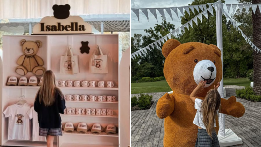 Wanda Nara le organizó un divertido festejo de cumpleaños a su hija Isabella