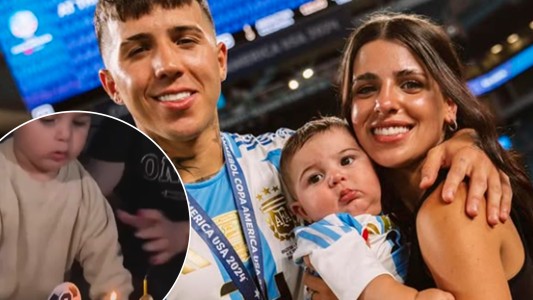¡Feliz cumple, Benja! El hijo menor de Enzo Fernández y Valu Cervantes celebró sus dos años en Buenos Aires